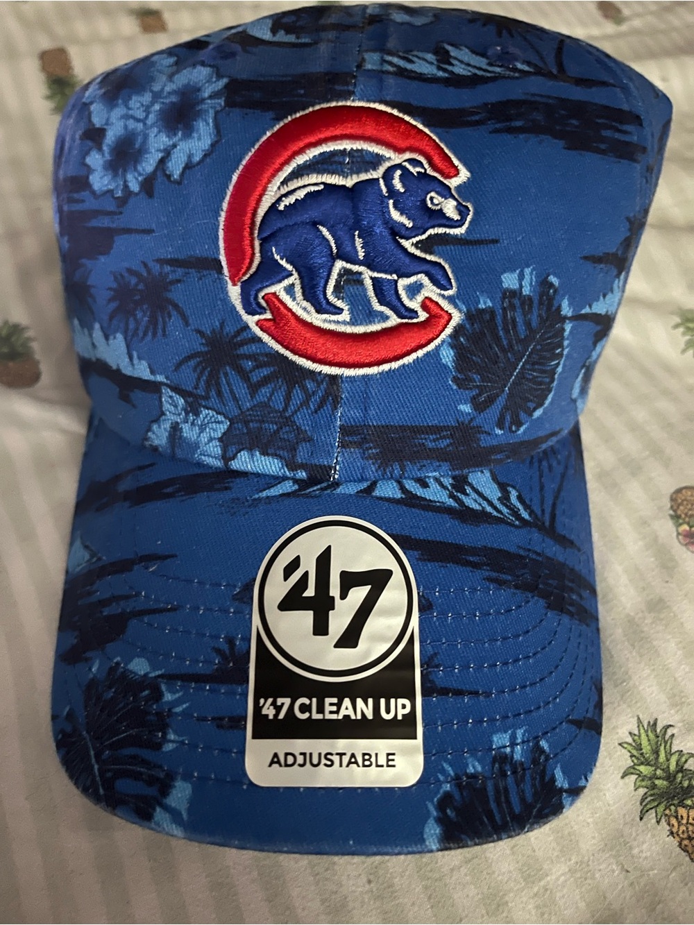 '47 Blue Chicago Cubs Tropical Logo Cap Unisex